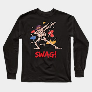 skelltons swag Long Sleeve T-Shirt